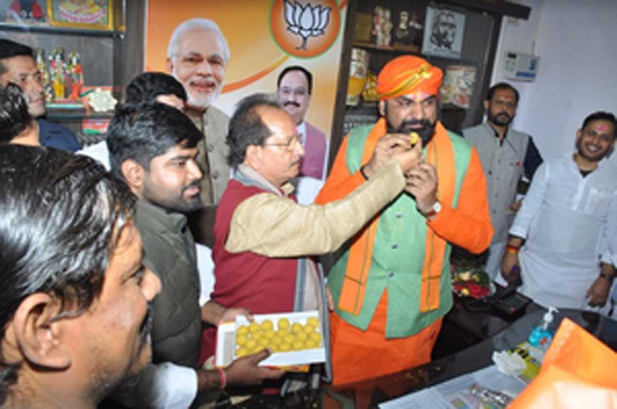 बिहार भाजपा प्रदेश कार्यालय में मनी दिवाली, सम्राट चौधरी ने कहा- अब बिहार की बारी है